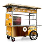 Xe bánh mì có Lò Nướng mái chùa 1m5 LN1500-C