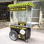 Xe bánh mì Chả Cá mái vòm 1m2 XBM-CC1.2