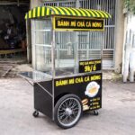 Xe bánh mì Chả Cá mái vòm 1m2 XBM-CC1.2