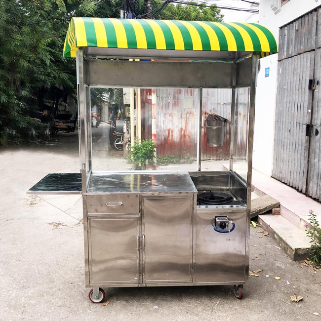 Thân xe bằng inox cao cấp