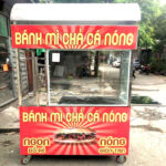 Xe bánh mì Chả Cá mái vòm 1m5 XBM-CC1.5