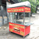 Xe bánh mì Chả Cá mái vòm 1m5 XBM-CC1.5