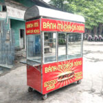 Xe bánh mì Chả Cá mái vòm 1m5 XBM-CC1.5