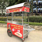 Xe bánh mì Chả Cá mái vòm 1m8 XBM-CC1.8