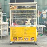 Xe bánh mì Pate mái chùa 1m2 PT1200-C