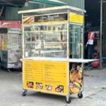 Xe bánh mì Pate mái chùa 1m2 PT1200-C