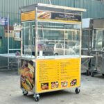 Xe bánh mì Pate mái chùa 1m2 PT1200-C