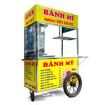 Xe bánh mì có Lò Nướng mái bằng 1m2 XBM-TNK1.2