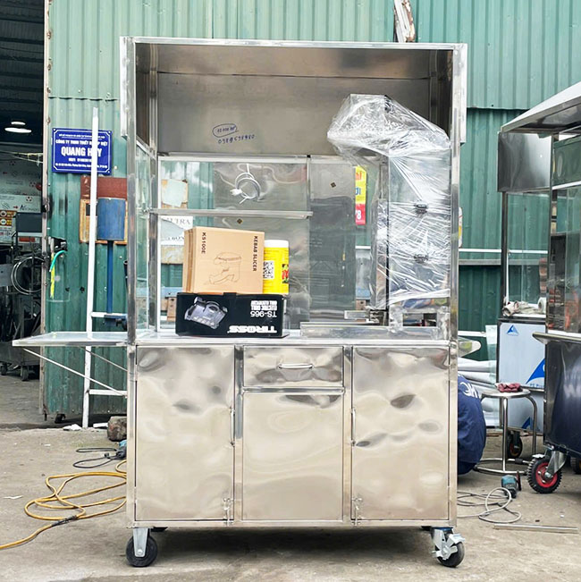 Xe bánh mì Thổ Nhĩ Kỳ mái bằng bố trí khoá học