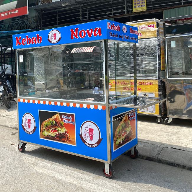 Xe bánh mì Thổ Nhĩ Kỳ mái bằng hiện đại