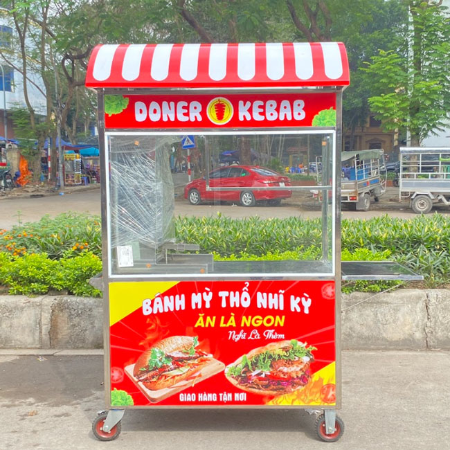 Xe bánh mì Thổ Nhĩ Kỳ mái vòm 1m5