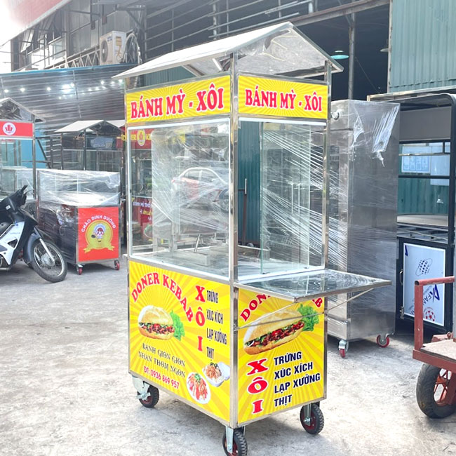 Xe bánh mì xôi mái chùa 90cm phù hợp với những ai
