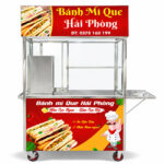 Xe đẩy bánh mì Que mái bằng 1m2 XBM-Q1.2