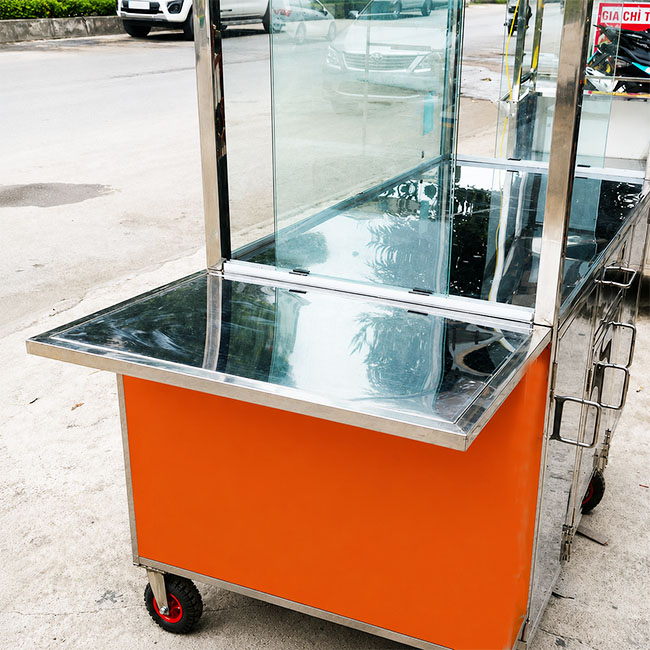 Bố trí xe khi bán thêm đồ uống