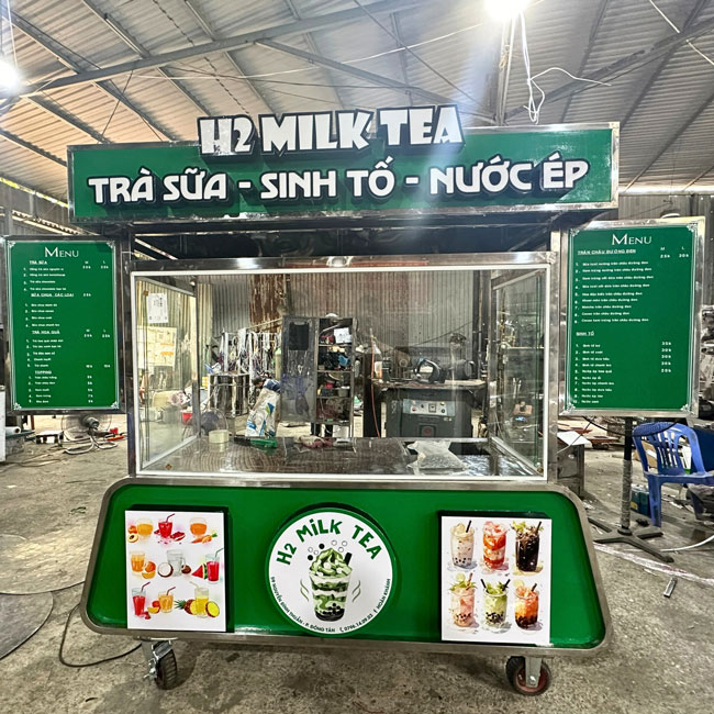 Cần xe bán riêng trà sữa hay kết hợp đồ ăn vặt?