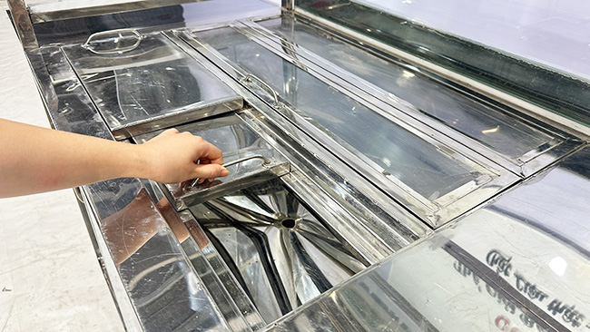 Chất liệu inox 304 bền bỉ, dễ vệ sinh