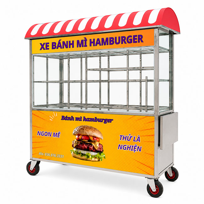 Chính sách bảo hành xe bánh mì hamburger