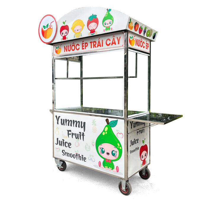 Decal xe nước ép mái vòm 1m