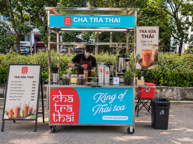Điểm Bán Vỉa Hè Có Diện Tích Hạn Chế