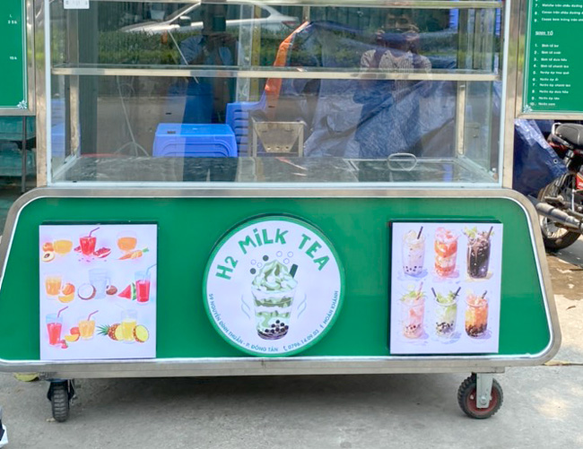 Hệ bánh xe PU chịu tải lớn, đẩy nhẹ hơn trên vỉa hè
