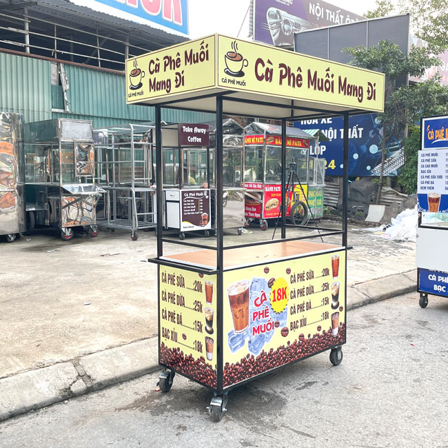 Khu Vực Đặt Máy Pha Chế Và Dụng Cụ