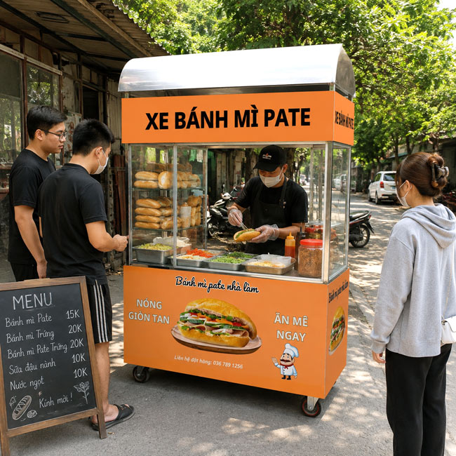 Kinh doanh bánh mì pate truyền thống
