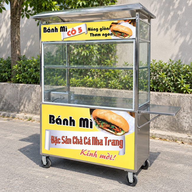 Kinh Nghiệm Lựa Chọn Xe Bánh Mì Chả Cá Phù Hợp với Nhu Cầu Kinh Doanh