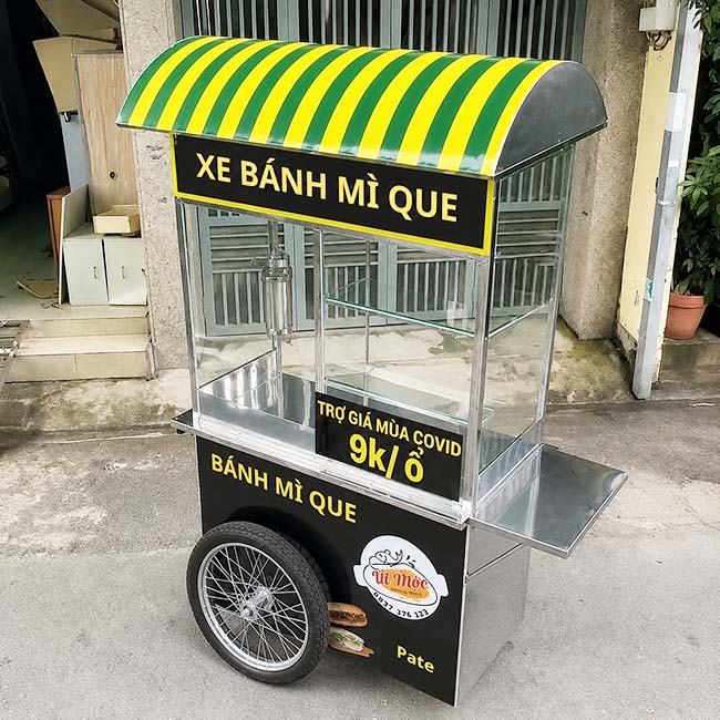 Mái vòm xe bánh mì que