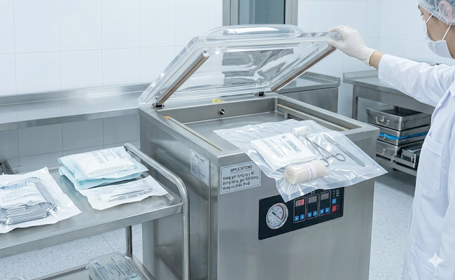 Máy hút chân không ứng dụng trong ngành y tế