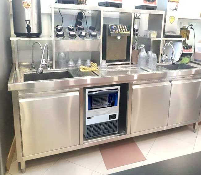 Thiết kế máy làm đá 60kg nhỏ gọn