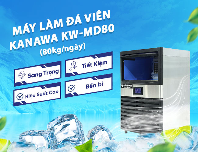 Lợi ích khi sử dụng máy làm đá viên 80kg