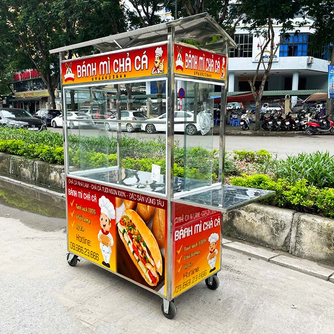 Những hạn chế xe bánh mì chả cá mái chùa 2m