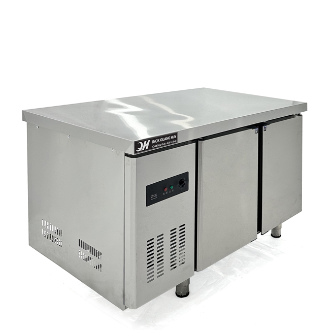 Tủ mát bàn chặt 320L làm lạnh trực tiếp