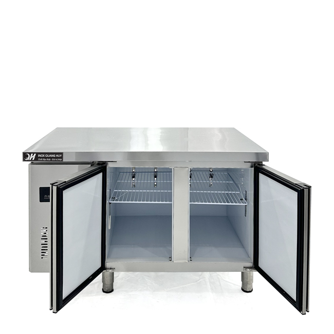 Tủ mát bàn chặt 320L làm lạnh trực tiếp