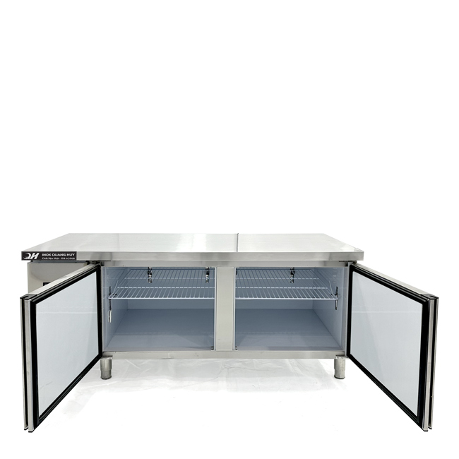 Tủ mát bàn chặt 430L làm lạnh trực tiếp