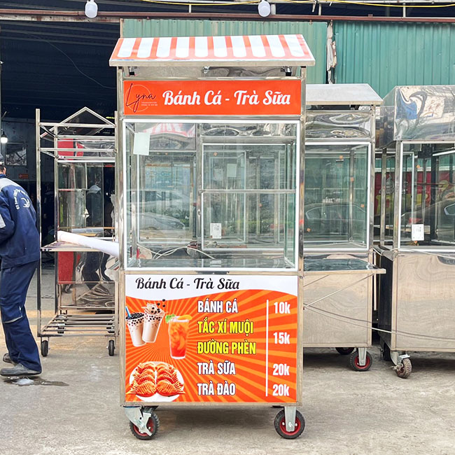Ưu điểm nổi bật của xe trà sữa mái chùa 1m