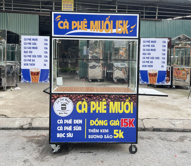 Ưu điểm xe cà phê mái bằng 1m2