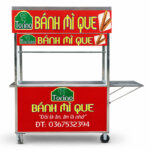 Xe bán bánh mì Que mái bằng 1m5 XBM-Q1.5