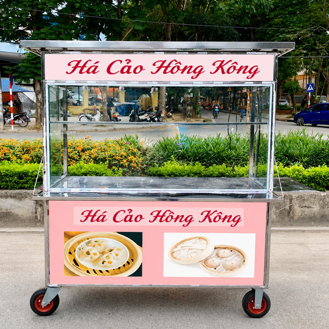 Xe Bán Há Cảo 1m5 Mái Bằng XI-150-MB Giá Bao Nhiêu Tiền
