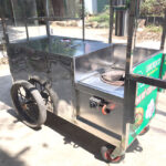 Xe bánh mì Chả Cá mái vòm 2m XBM-CC2.0