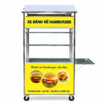 Xe bánh mì Hamburger mái chùa 90cm XI-90-MA