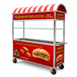 Xe bánh mì Pate mái vòm 2m XI-200-MV