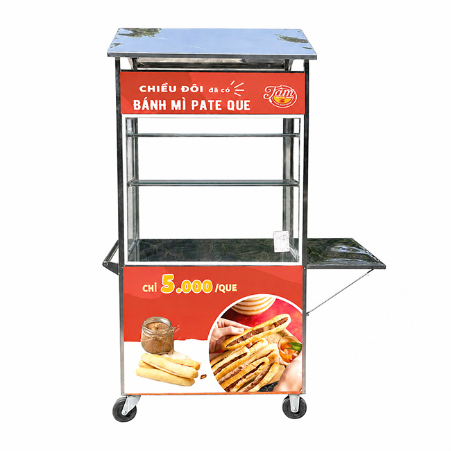 Xe bánh mì Que mái chùa 1m XBM-Q1.0