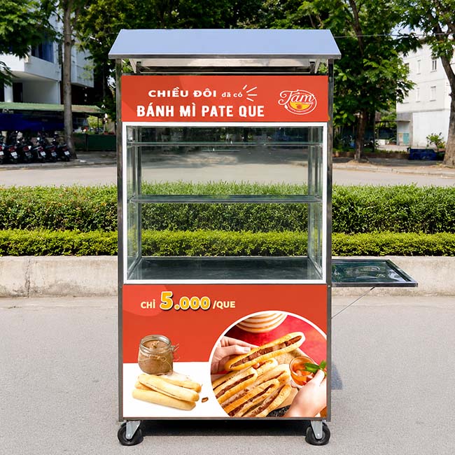 Xe bánh mì que mái chùa 1m phù hợp với những ai