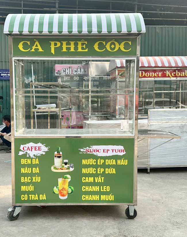 Xe cà phê 1m2