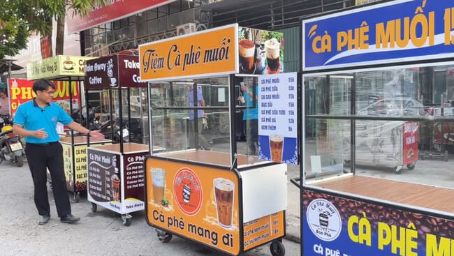 Quang Huy cung ứng xe cafe giá ưu đãi