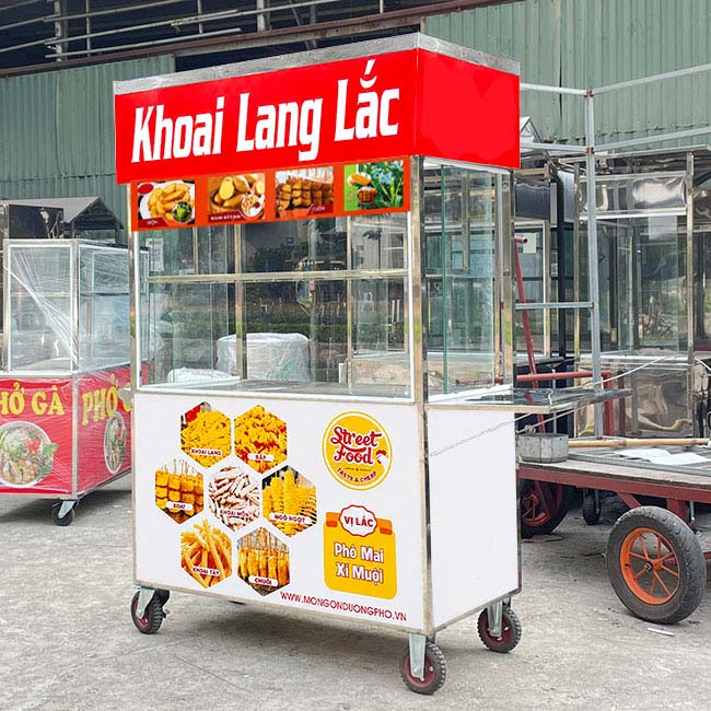 Xe khoai lang lắc 1m5 giúp tăng doanh thu