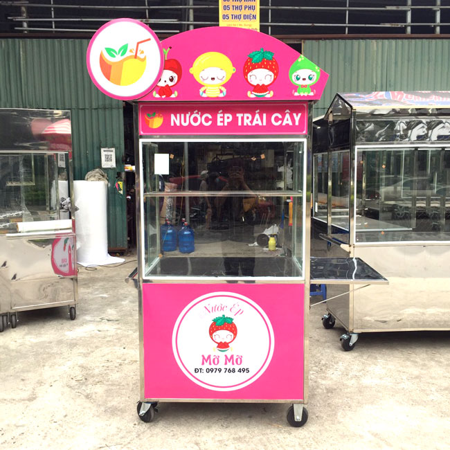 Không gian chế biến rộng rãi