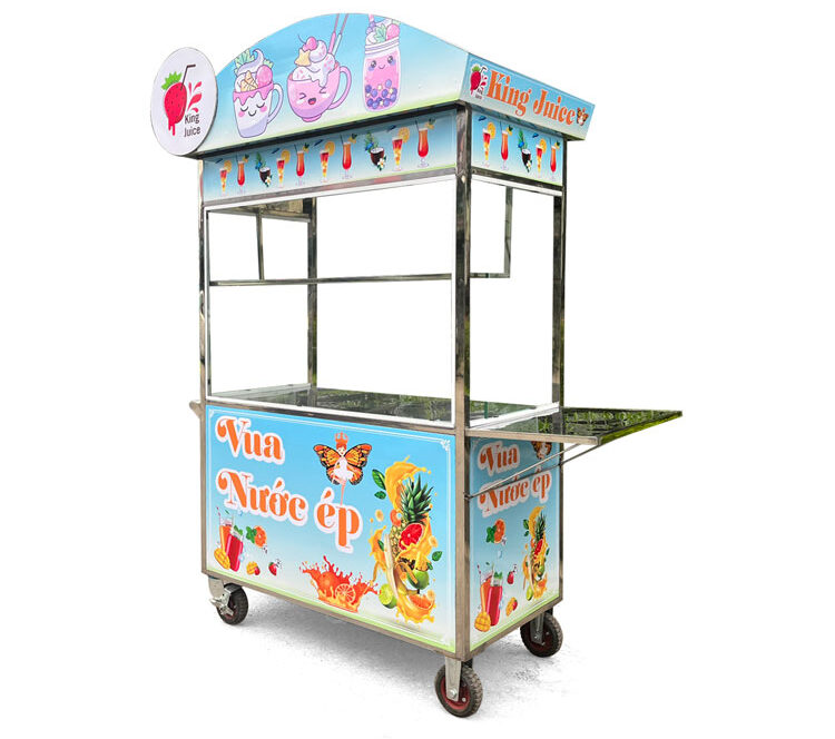 Xe nước ép mái vòm phù hợp với chuỗi cửa hàng