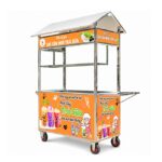 Xe trà sữa mái chùa 1m2 XI-120-MA